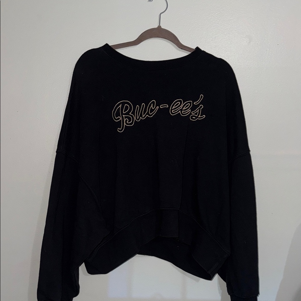 Buc-ee's Black Sweatshirt for Women